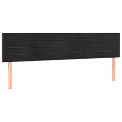 VidaXL 3116540, Nero, Poliestere, Legno, 2000 mm, 118 cm, 128 cm, 50 mm