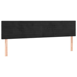 VidaXL 3116540 testiera e pedana Nero