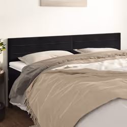 VidaXL 3116540 testiera e pedana Nero