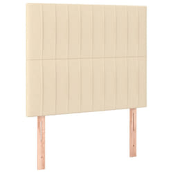 VidaXL 3116565 testiera e pedana Crema