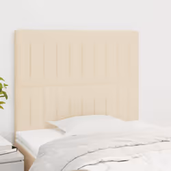 VidaXL 3116565 testiera e pedana Crema