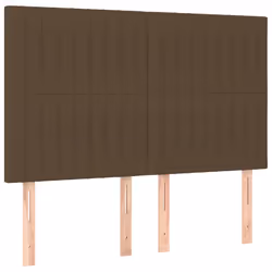 VidaXL 3116571, Marrone scuro, Poliestere, Legno, 1440 mm, 118 cm, 128 cm, 50 mm