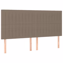 VidaXL 3116580, Grigio talpa, Poliestere, Legno, 1600 mm, 118 cm, 128 cm, 50 mm