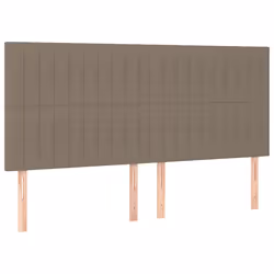 VidaXL 3116588, Grigio talpa, Poliestere, Legno, 1800 mm, 118 cm, 128 cm, 50 mm