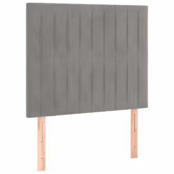VidaXL 3116600, Grigio chiaro, Poliestere, Legno, 800 mm, 118 cm, 128 cm, 50 mm