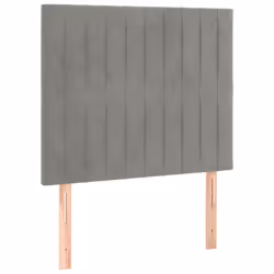 VidaXL 3116606, Grigio chiaro, Poliestere, Legno, 900 mm, 118 cm, 128 cm, 50 mm