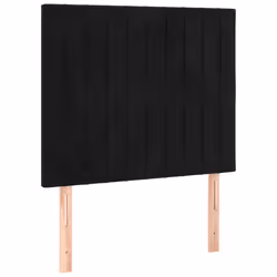 VidaXL 3116608, Nero, Poliestere, Legno, 900 mm, 118 cm, 128 cm, 50 mm