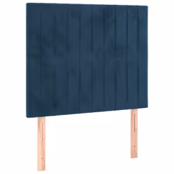 VidaXL 3116610, Blu scuro, Poliestere, Legno, 900 mm, 118 cm, 128 cm, 50 mm