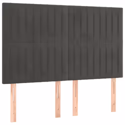 VidaXL 3116619, Grigio scuro, Poliestere, Legno, 1440 mm, 118 cm, 128 cm, 50 mm