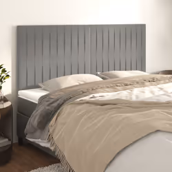 VidaXL 3116636 testiera e pedana Grigio chiaro