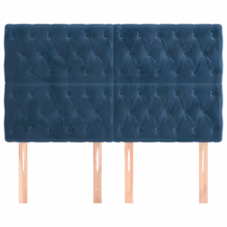 Testiere 4 pz Blu Scuro 72x7x78/88 cm in Vellutocod mxl 97642 - Vista aggiuntiva 3