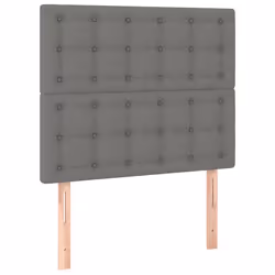VidaXL 3116749, Grigio scuro, Poliestere, Legno, 900 mm, 118 cm, 128 cm, 50 mm