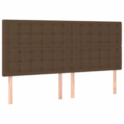 VidaXL 3116783, Marrone scuro, Poliestere, Legno, 1800 mm, 118 cm, 128 cm, 50 mm