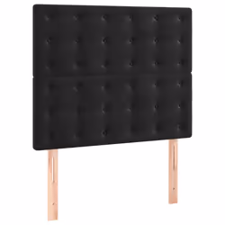 VidaXL 3116798, Nero, Poliestere, Legno, 800 mm, 118 cm, 128 cm, 50 mm