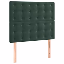 Testiera 2 pz Verde Scuro 80x5x78/88 cm in Vellutocod mxl 121558