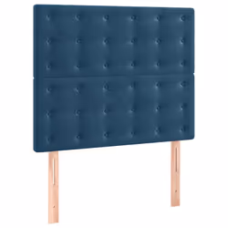 Testiera 2 pz Blu Scuro 80x5x78/88 cm in Vellutocod mxl 121561 - Vista aggiuntiva 2