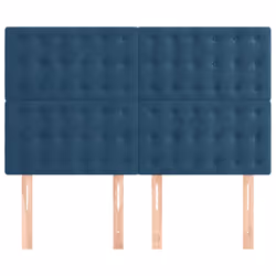 Testiere 4 pz Blu Scuro 72x5x78/88 cm in Vellutocod mxl 97653 - Vista aggiuntiva 3