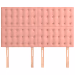 Testiere 4 pz Rosa 72x5x78/88 cm in Vellutocod mxl 73751 - Vista aggiuntiva 3