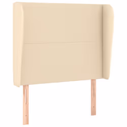 VidaXL 3116867, Crema, Poliestere, Legno, 1470 mm, 78 cm, 88 cm, 230 mm