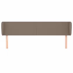 vidaXL Testiera ad Orecchio Tortora 183x23x78/88 cm in Tessuto - Vista aggiuntiva 3