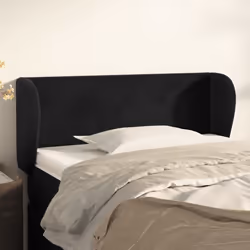 VidaXL 3116932 testiera e pedana Nero