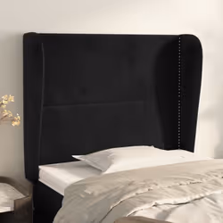 VidaXL 3117054 testiera e pedana Nero