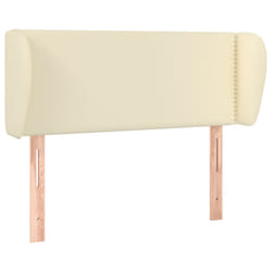 VidaXL 3117090 testiera e pedana Crema