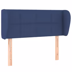 vidaXL Testiera ad Orecchio Blu 83 x 23 x 78/88cm in Tessuto - Vista aggiuntiva 2