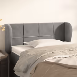 VidaXL 3117186 testiera e pedana Grigio chiaro