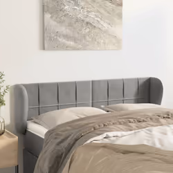 VidaXL 3117192 testiera e pedana Grigio chiaro