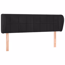 VidaXL 3117194, Nero, Poliestere, Legno, 1470 mm, 78 cm, 88 cm, 230 mm