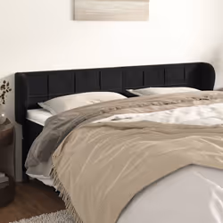 VidaXL 3117200 testiera e pedana Nero