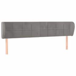 VidaXL 3117210, Grigio chiaro, Poliestere, Legno, 2030 mm, 78 cm, 88 cm, 230 mm