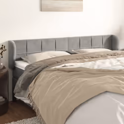 VidaXL 3117210 testiera e pedana Grigio chiaro