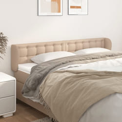 vidaXL Testiera ad Orecchio Cappuccino 163x23x78/88 cm in Similpelle