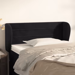 VidaXL 3117316 testiera e pedana Nero