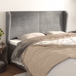 VidaXL 3117338 testiera e pedana Grigio chiaro