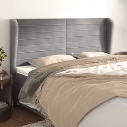 VidaXL 3117344 testiera e pedana Grigio chiaro