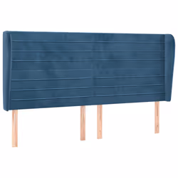 VidaXL 3117354, Blu scuro, Poliestere, Legno, 2030 mm, 78 cm, 88 cm, 230 mm