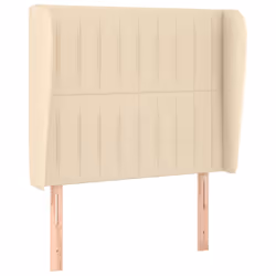 VidaXL 3117361, Crema, Poliestere, Legno, 830 mm, 78 cm, 88 cm, 230 mm