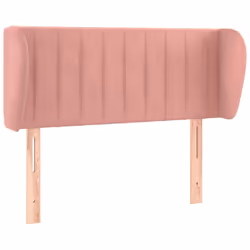 vidaXL Testiera ad Orecchio Rosa 83x23x78/88 cm in Velluto - Vista aggiuntiva 2