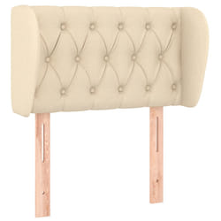 VidaXL 3117467 testiera e pedana Crema