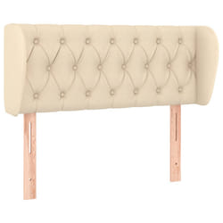 VidaXL 3117475 testiera e pedana Crema