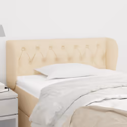 VidaXL 3117475 testiera e pedana Crema