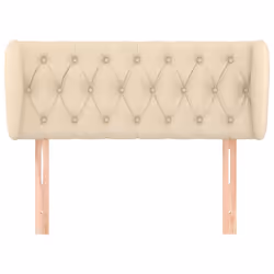 VidaXL 3117475 testiera e pedana Crema