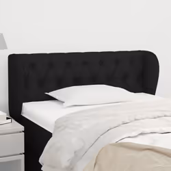 VidaXL 3117504 testiera e pedana Nero