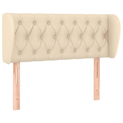 VidaXL 3117507 testiera e pedana Crema