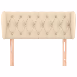 VidaXL 3117507 testiera e pedana Crema