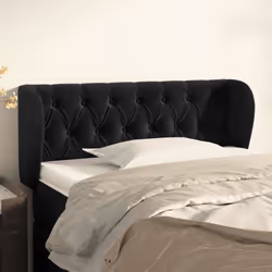 VidaXL 3117524 testiera e pedana Nero