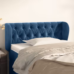 VidaXL 3117526 testiera e pedana Blu scuro - Vista aggiuntiva 2